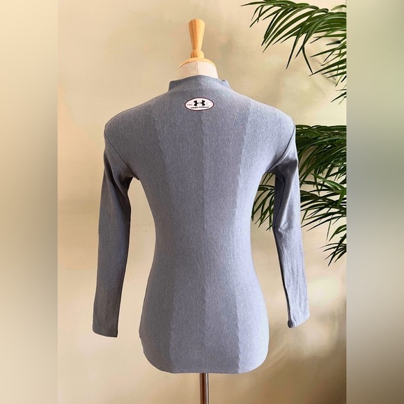 Under Armour ColdGear Fitted Top | Size YXL | Light Blue - Picture 2 of 8